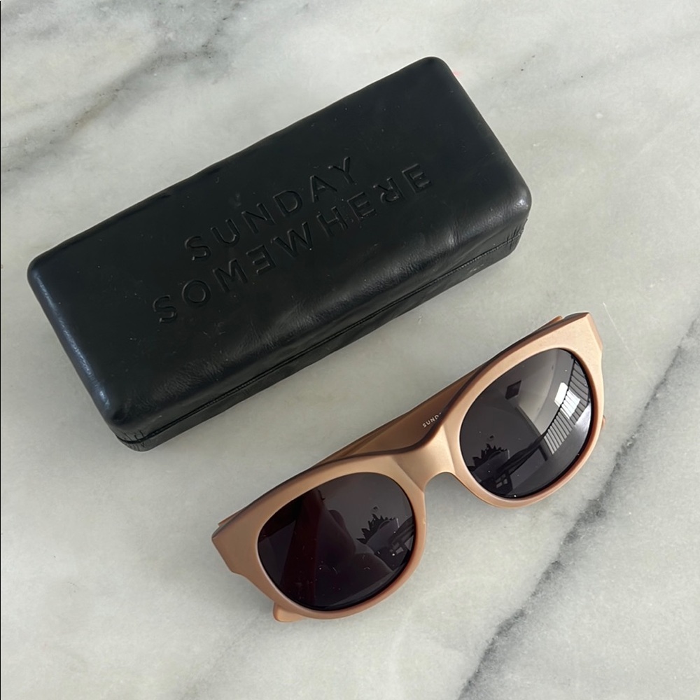 Sunday Somewhere Women's Brown Sunglasses